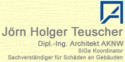 J&ouml;rn Holger Teuscher - Dipl.-Ing. Architekt AKNW